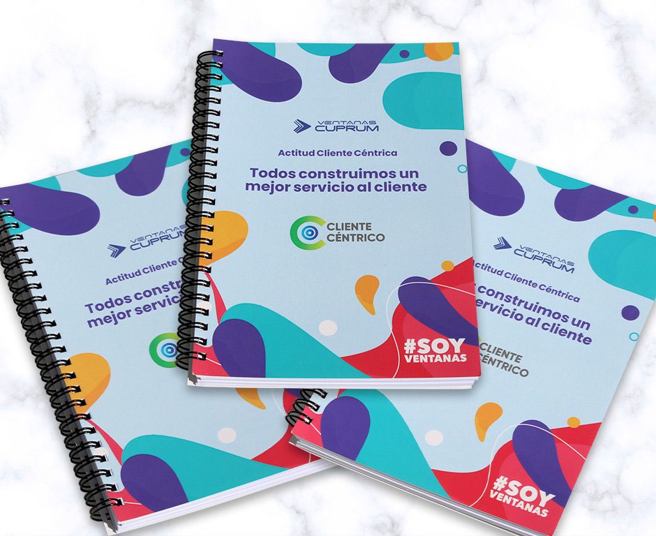 libretas con logotipo