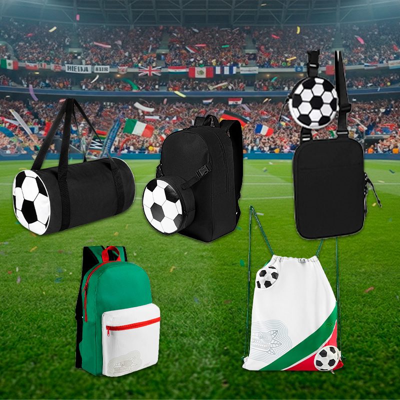 mochilas promocionales futbol